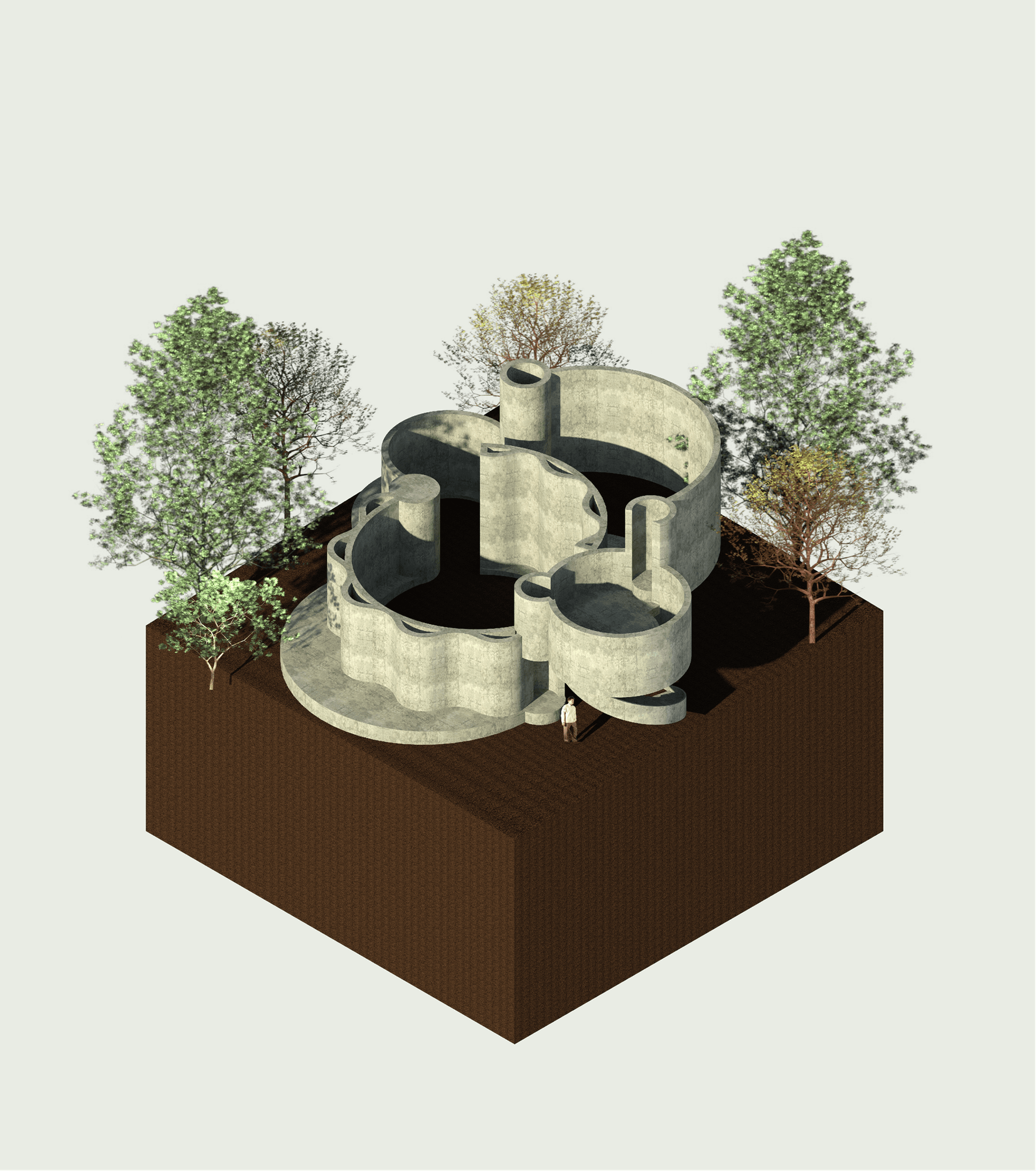 Rendering. Made in Revit and Enscape.